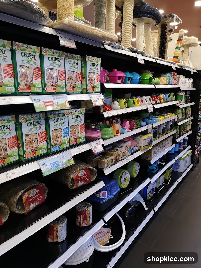 Pet Supplies Aisle