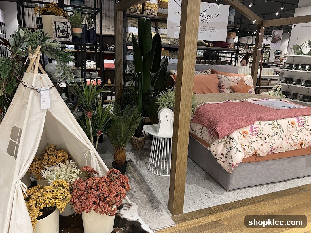 Bedroom Display with Tent