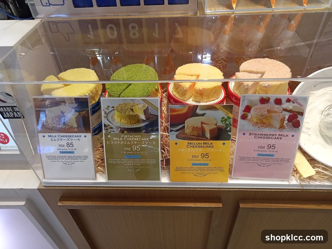 Cheesecake Display