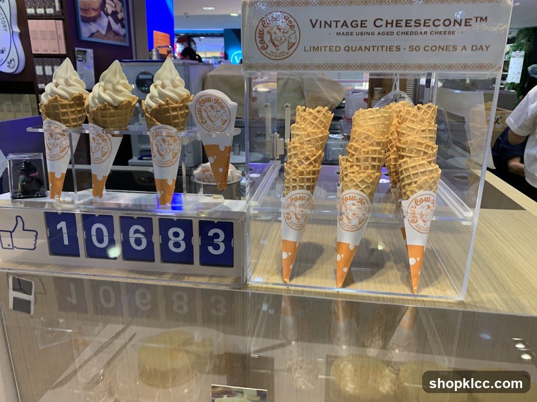 Ice Cream Cones Display