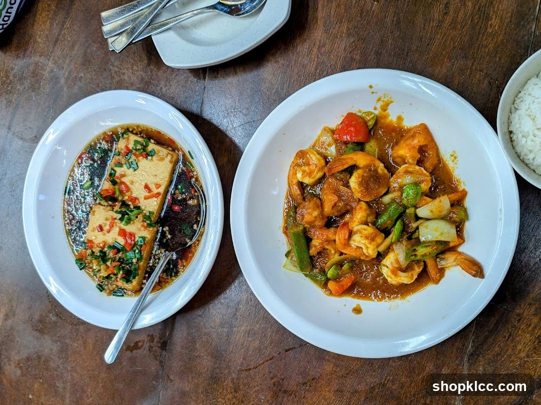 Tofu and Shrimp Dishes