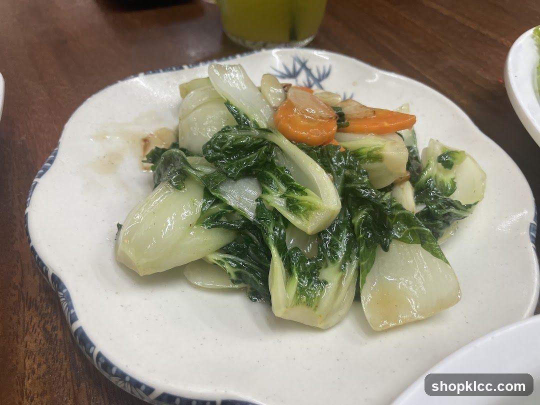 Stir-fried Bok Choy with Carrots