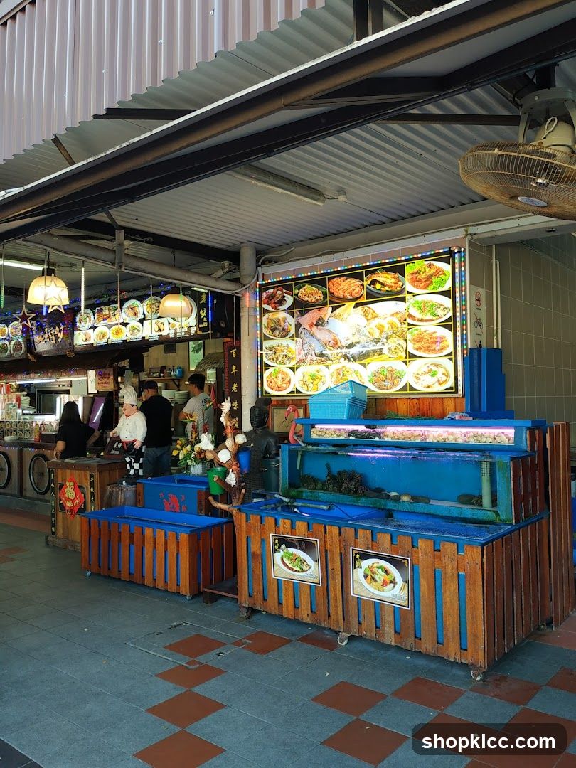 Seafood Restaurant Display