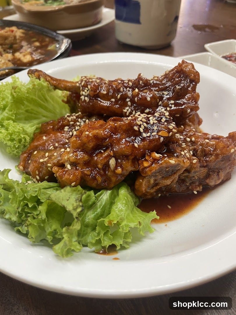 Glazed Ribs with Sesame Seeds