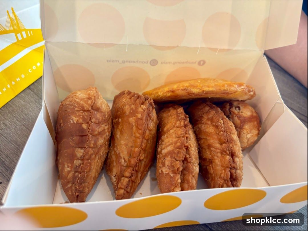 Pastries in a box