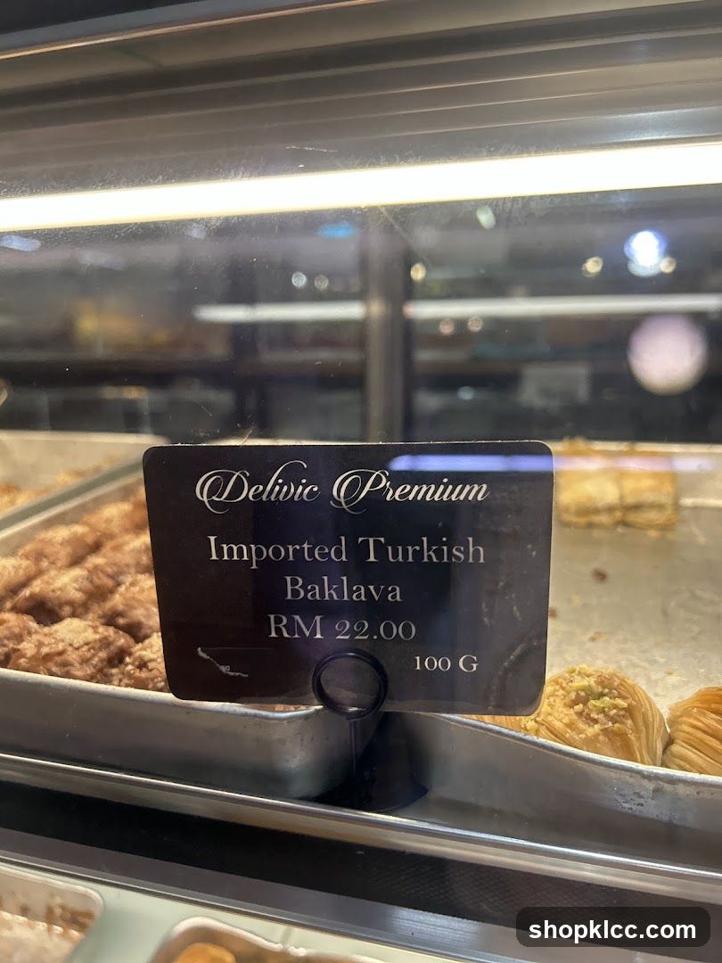 Baklava Price Tag