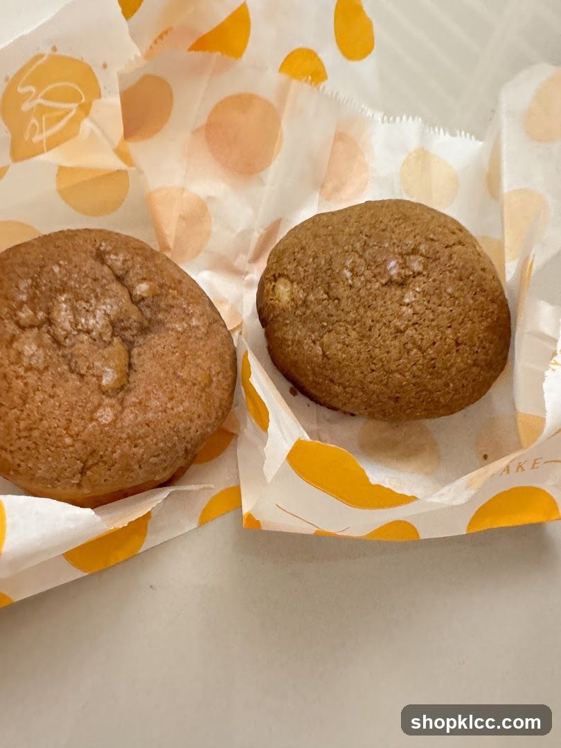 Two cookies on patterned paper