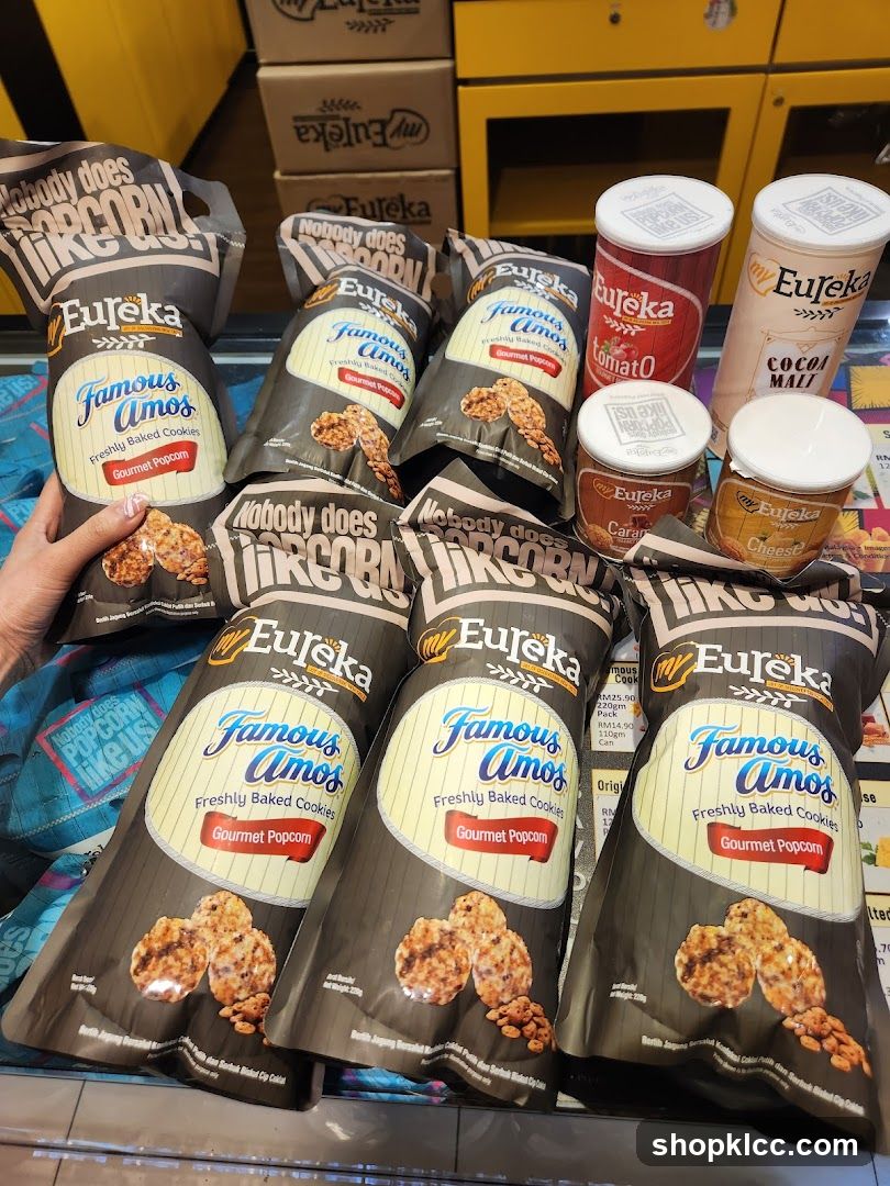 Eureka! Famous Amos Cookies and Popcorn