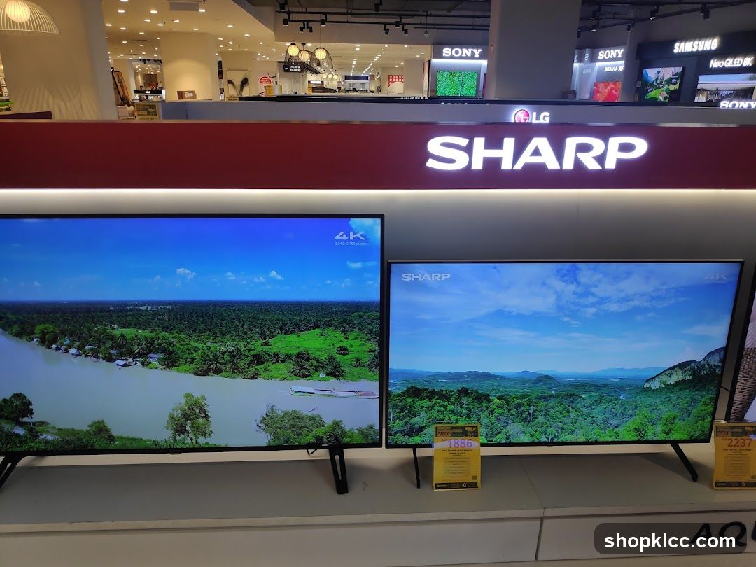 Televisions on Display