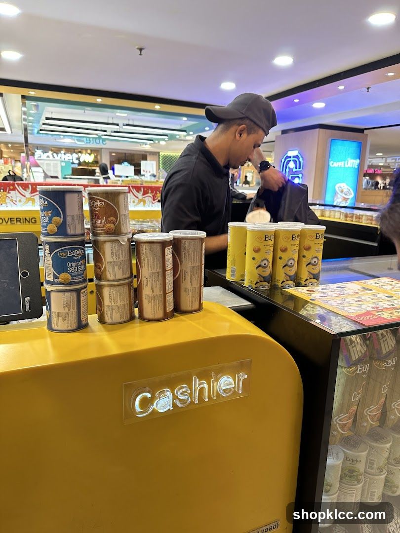 Cashier Counter with Snacks