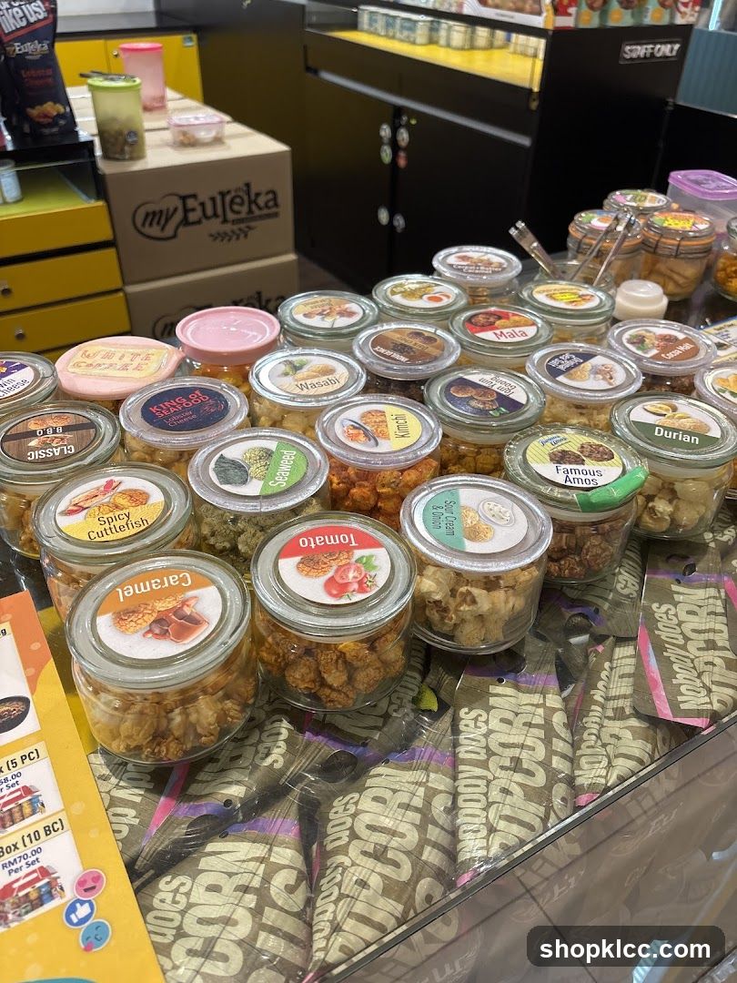 Assortment of Popcorn Flavors