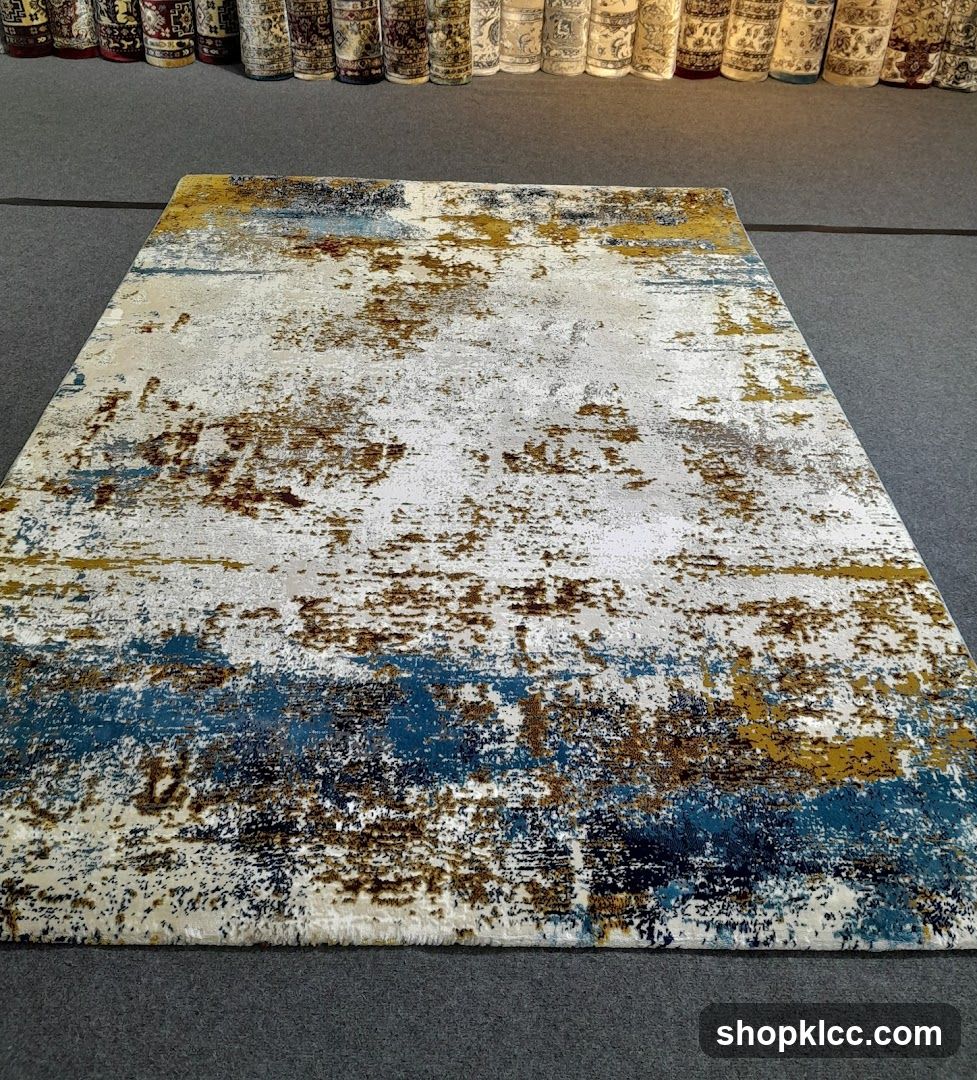 Abstract Patterned Rug