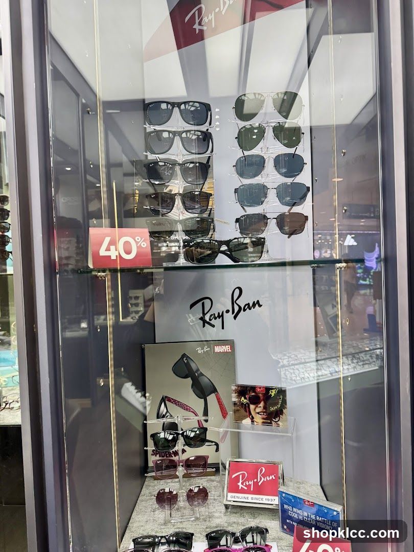 Ray-Ban Sunglasses Display