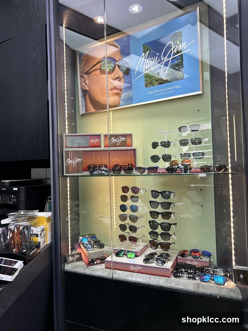 Maui Jim Sunglasses Display