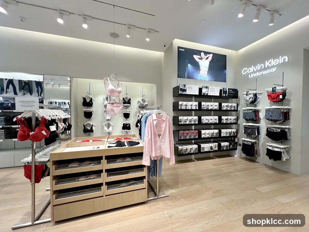 Calvin Klein Underwear Store Interior