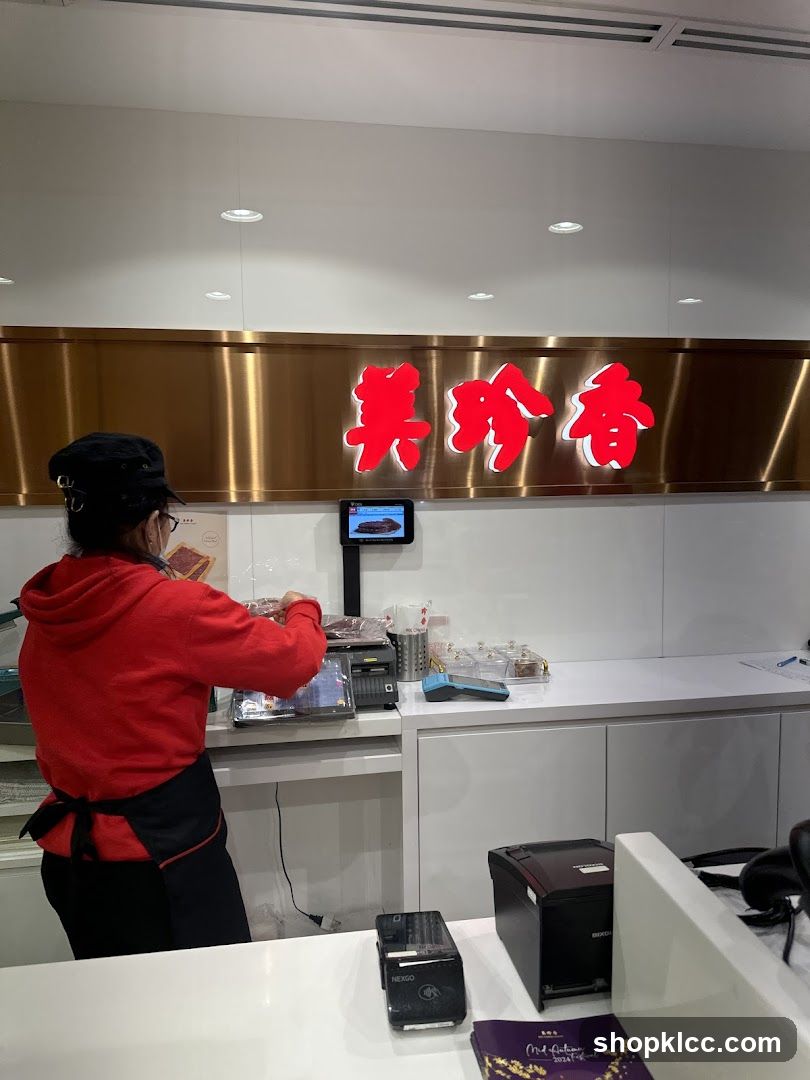 Cashier at Counter
