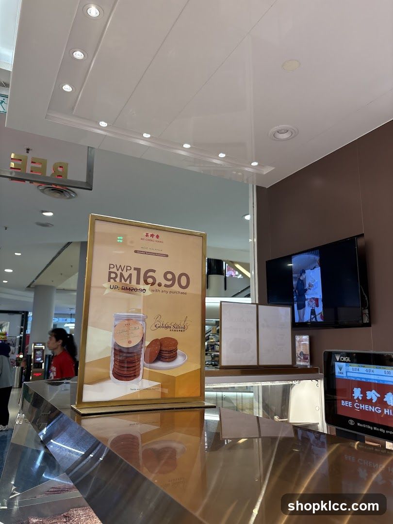 Promotional Sign for Biscuits