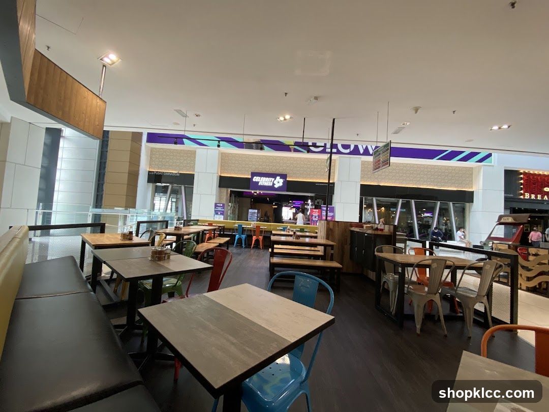 Restaurant Interior with Tables and Chairs