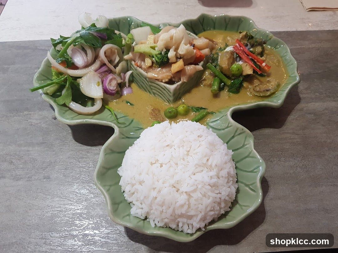 Thai Green Curry with Rice