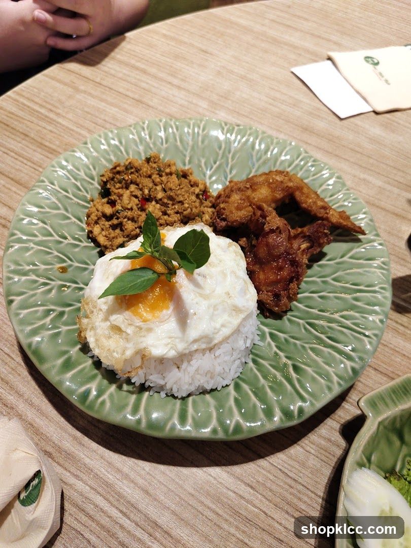 Thai Basil Stir-fry with Rice and Fried Egg