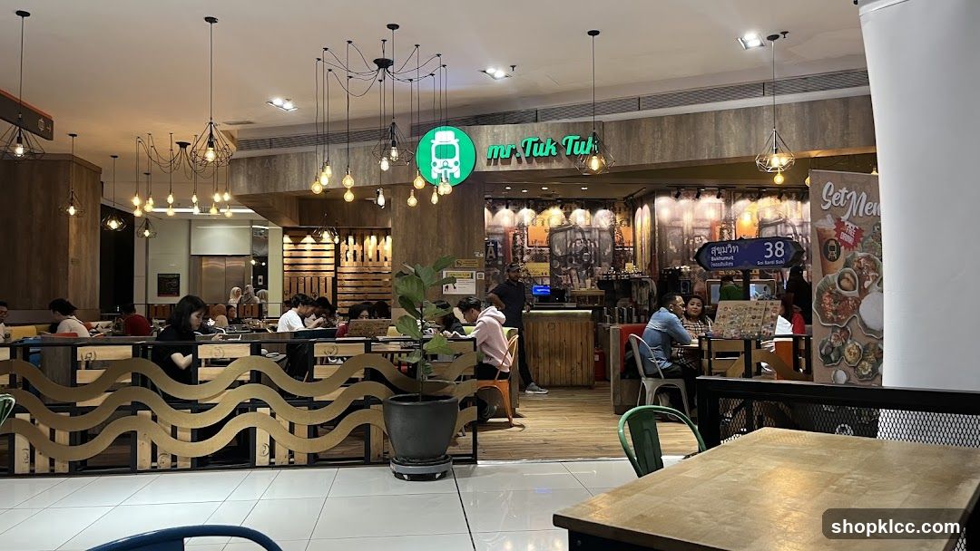 Restaurant Interior with "mr. Tuk Tuk" Signage