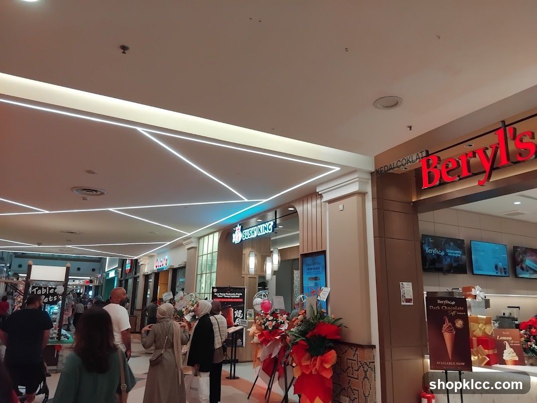 Mall Interior with Shops