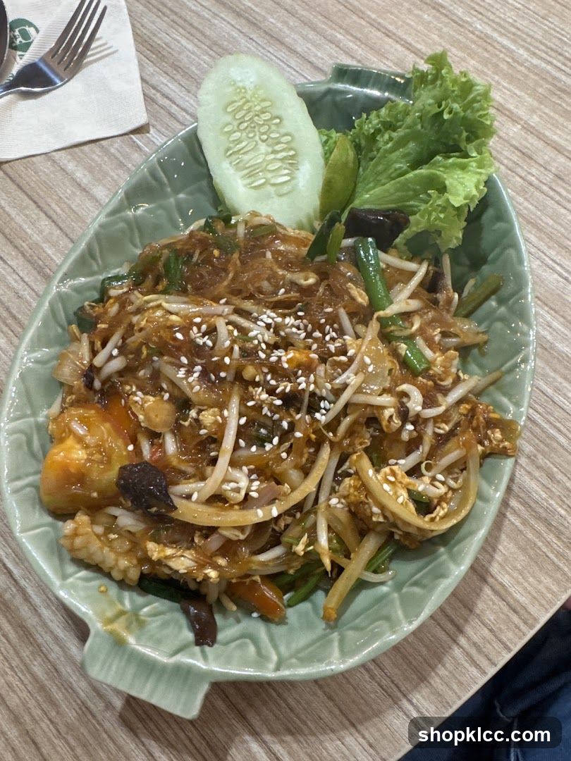 Noodle Dish with Sesame Seeds
