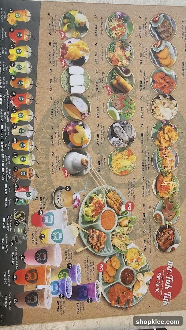 mr. Tuk Tuk Thai Special Platter