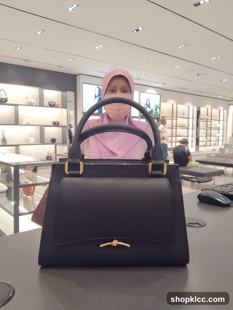 Woman with Handbag in Store