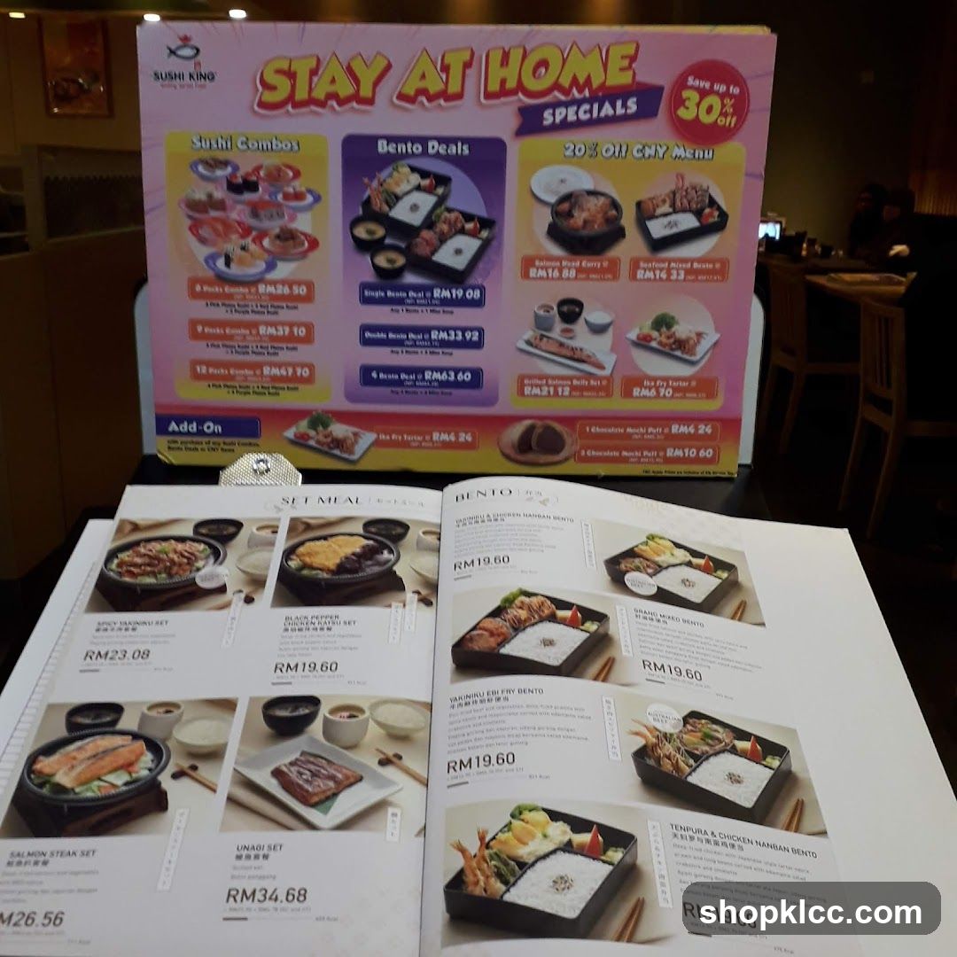 Sushi King Stay At Home Specials