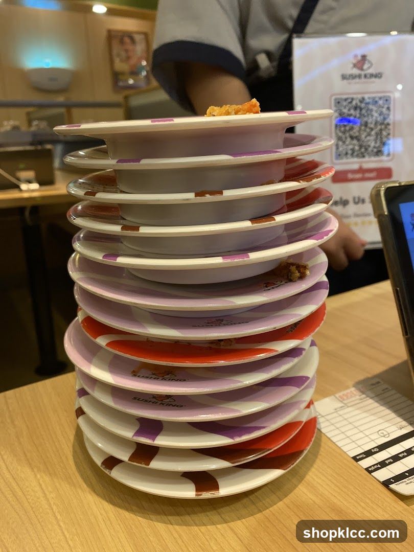 Stack of Sushi Plates
