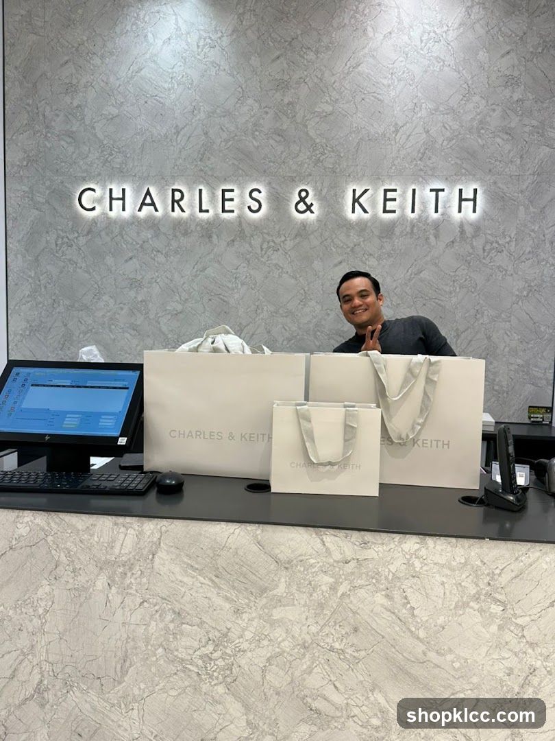 Charles & Keith Store Counter