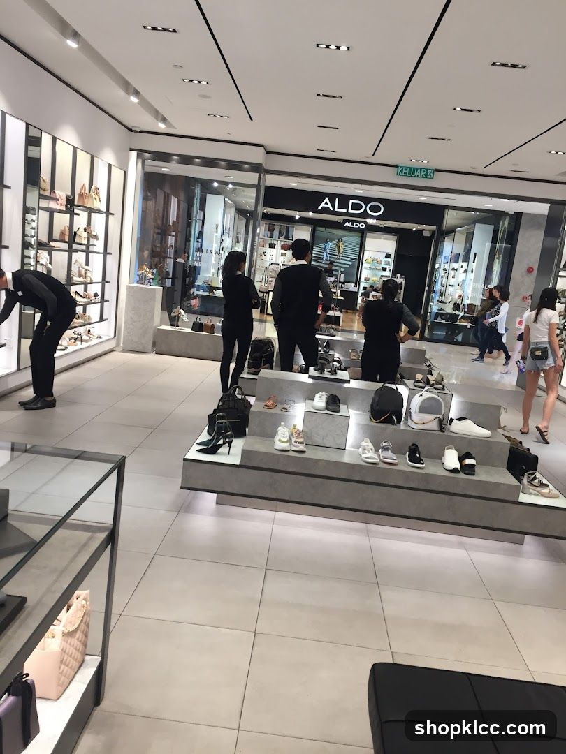 ALDO Shoe Store Interior