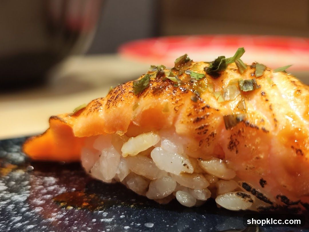 Seared Salmon Sushi