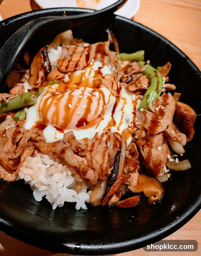 Beef and Egg Rice Bowl