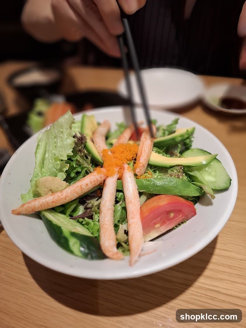 Crab Salad with Avocado and Cucumber