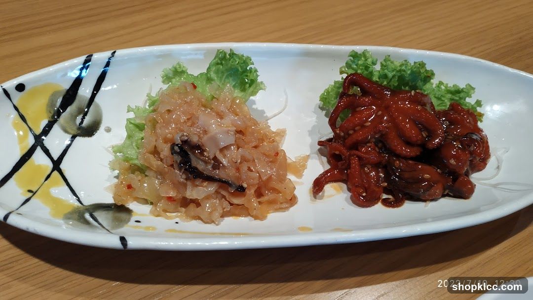 Two Appetizers on a Plate