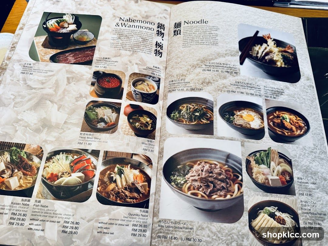 Nabemono & Wanmono, Noodle