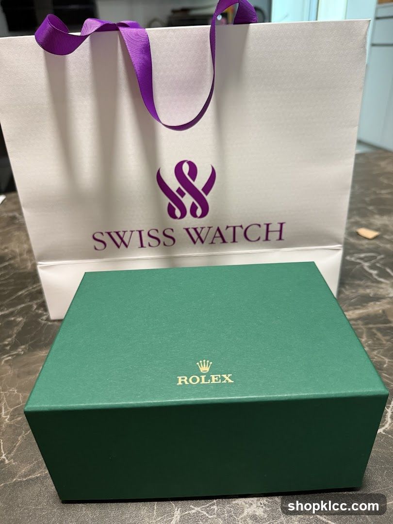 Rolex Watch Box and Shopping Bag