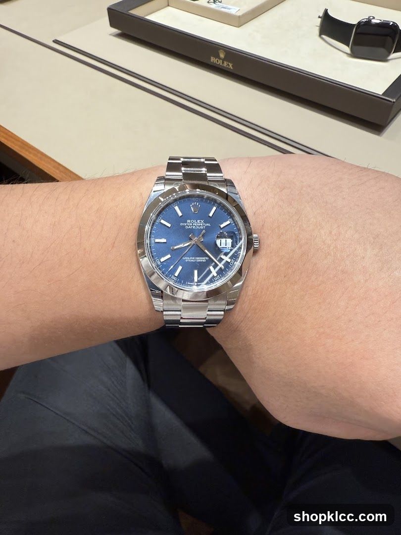 Rolex Watch on Wrist