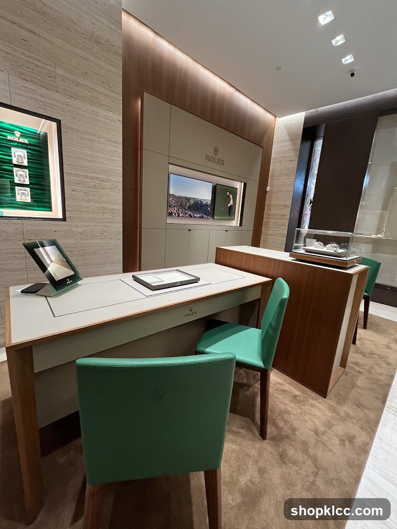 Rolex Display Area