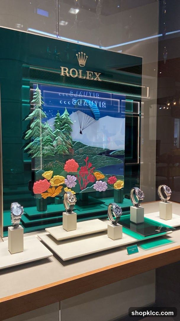 Rolex Watch Display