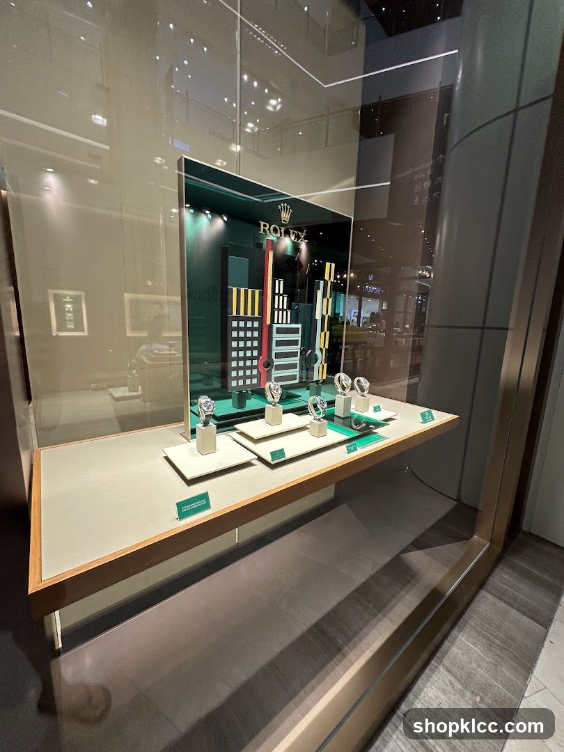 Rolex Watch Display