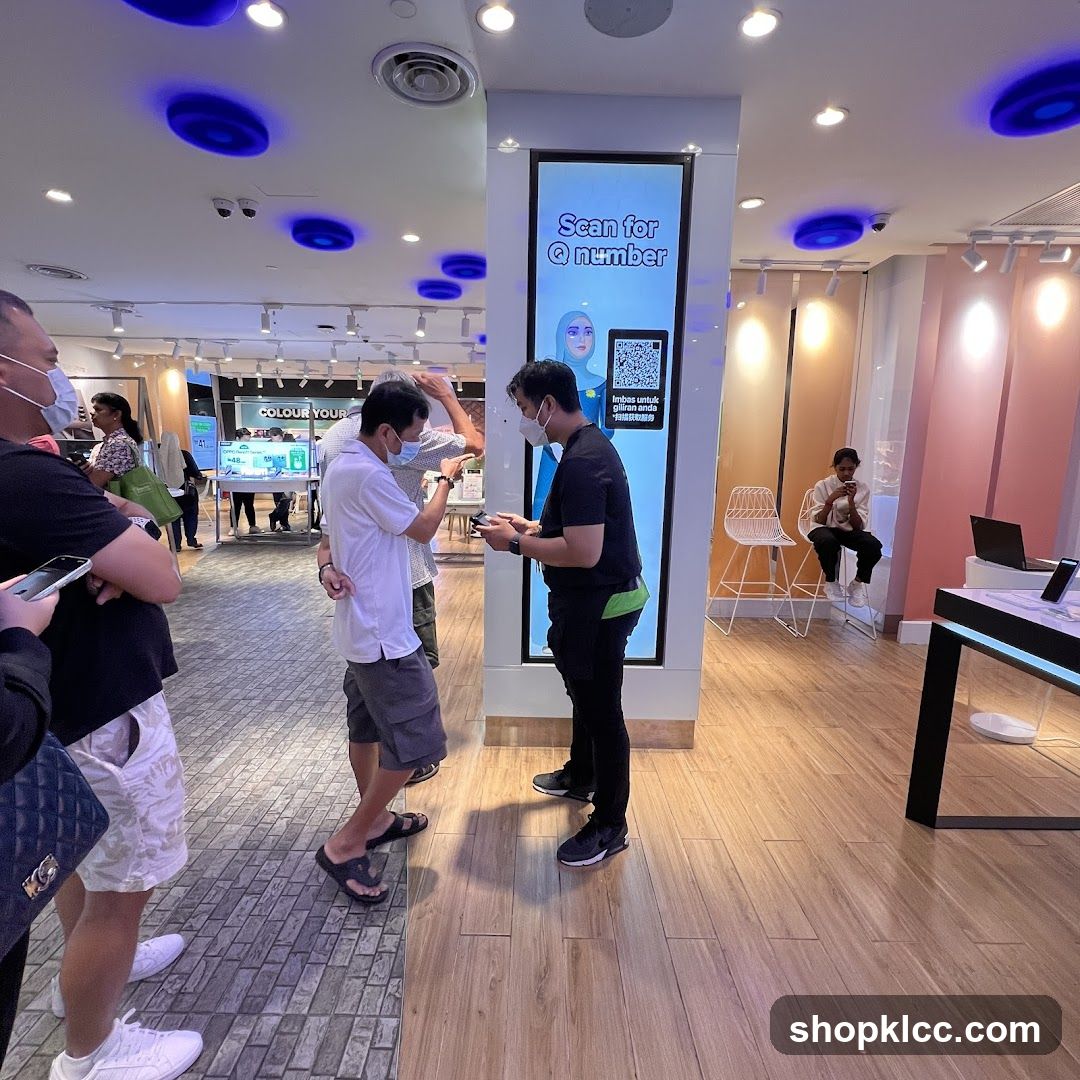 Customers in a store