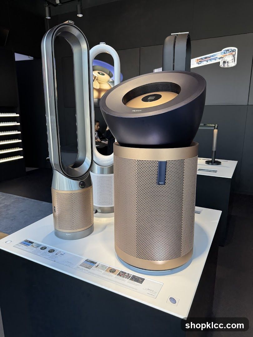Dyson Air Purifiers on Display