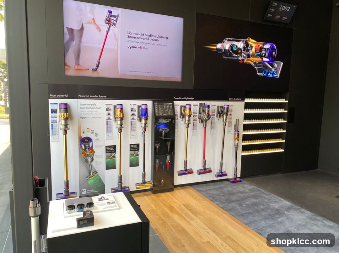 Dyson Vacuum Display