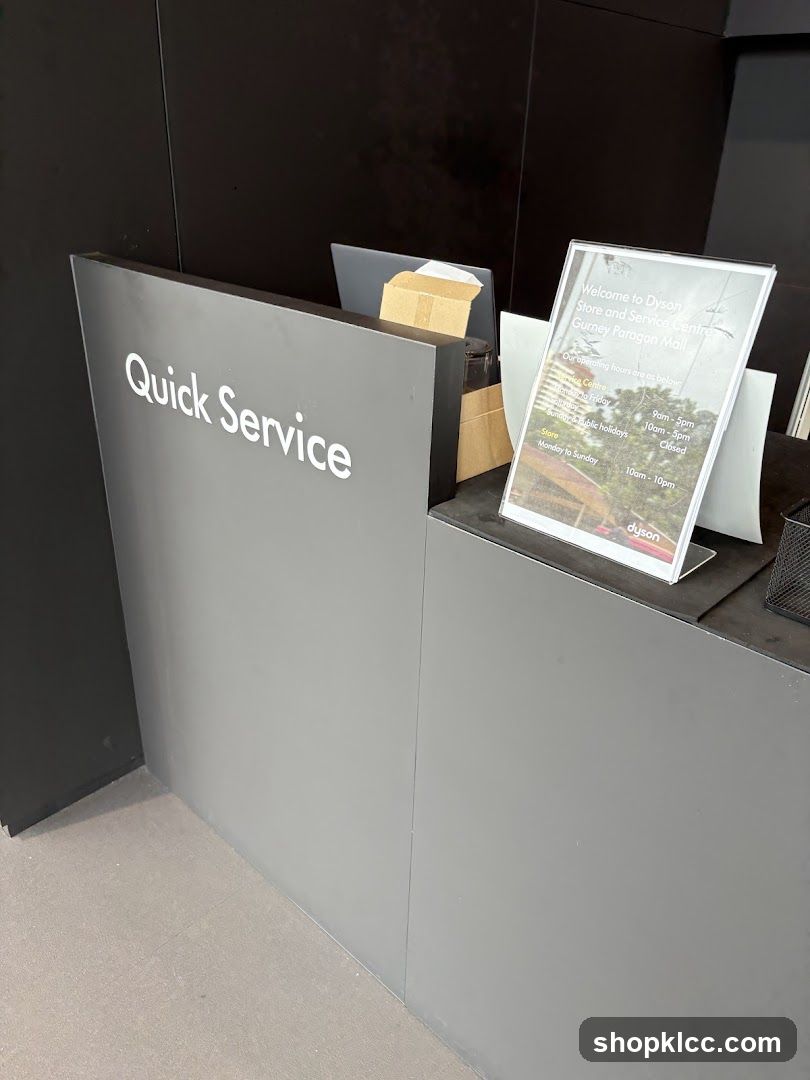 Dyson Quick Service Counter