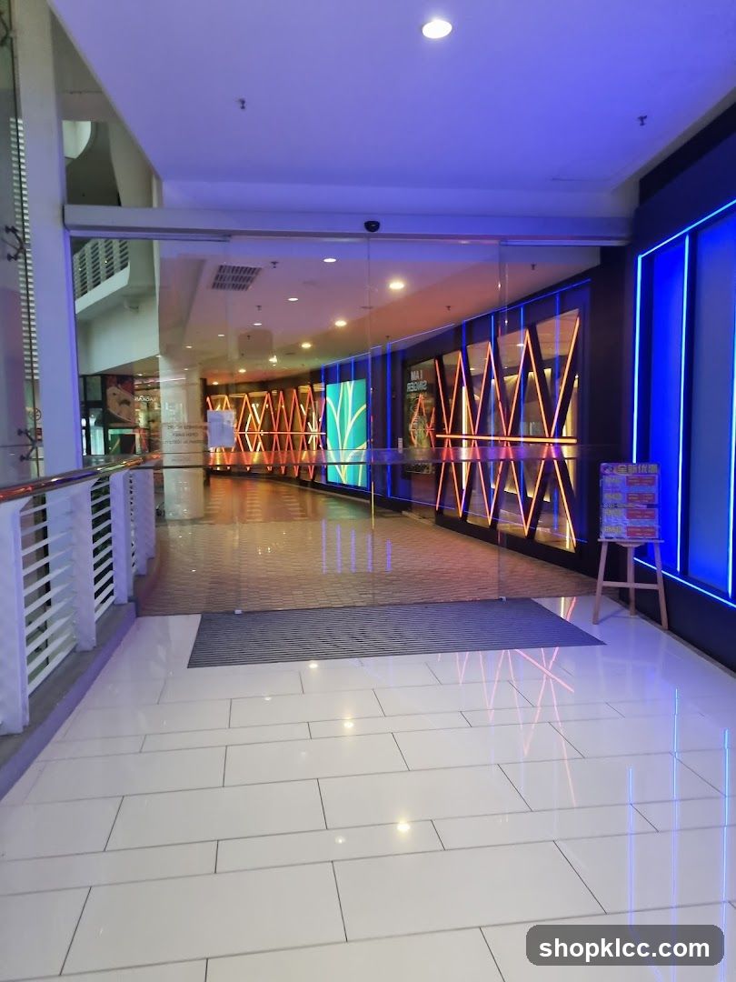 Modern Interior with Neon Lighting