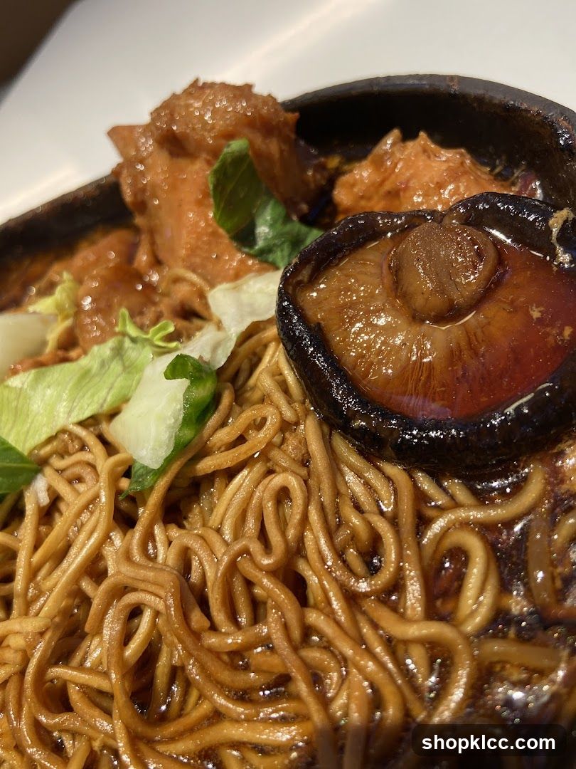 Noodles with Meat and Mushroom