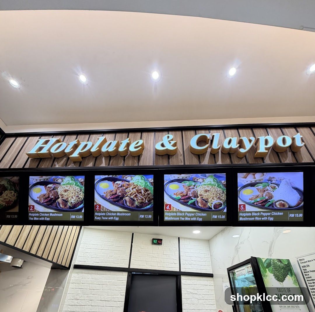 Hotplate & Claypot Menu
